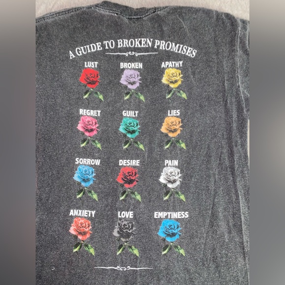 Broken Promises Roses Tee - Picture 3 of 4